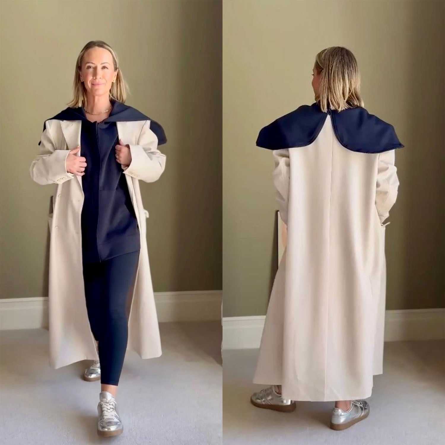 Neoprene hoodies style by Sarah Battle