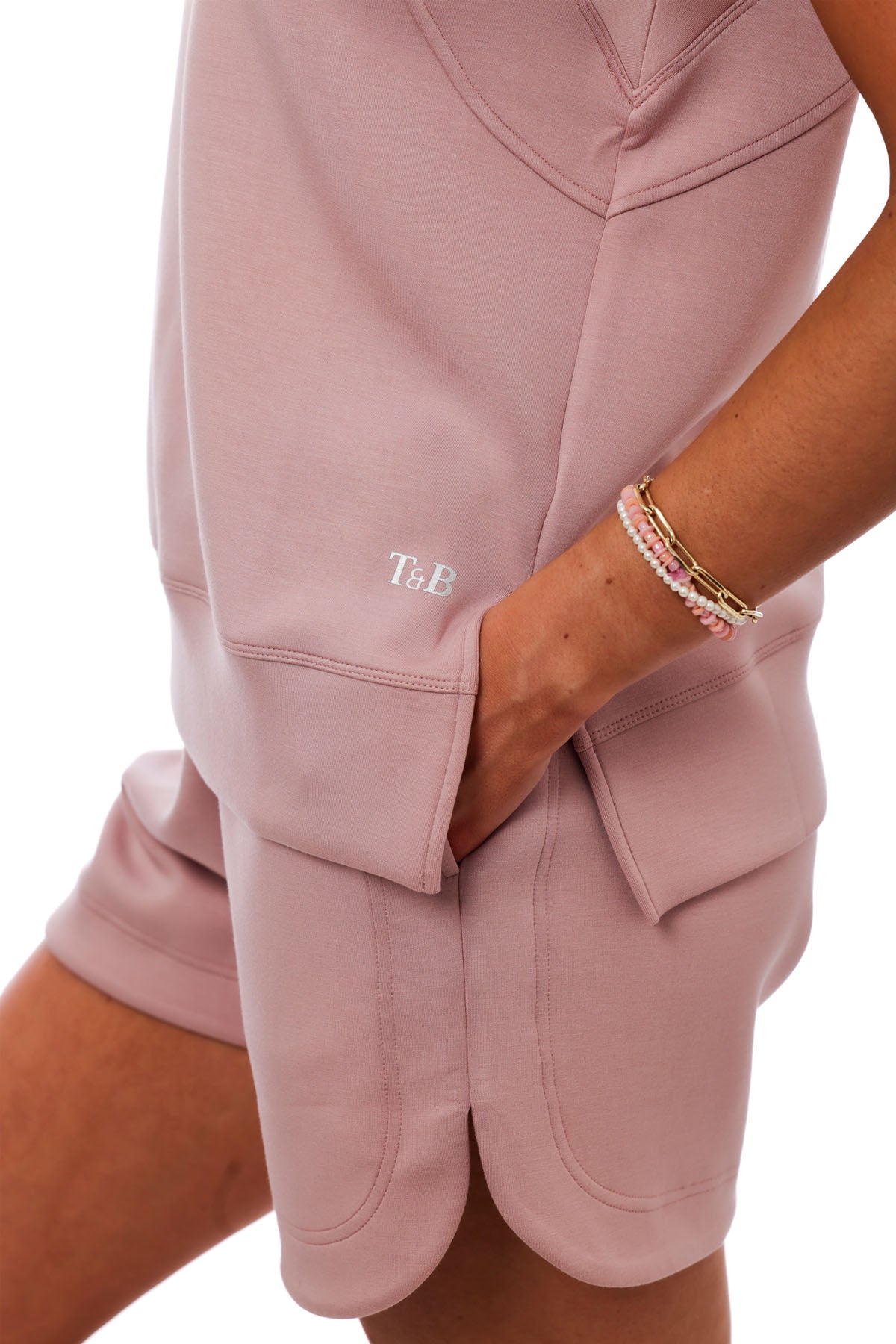 Harmony 25 Sweatshirt & Short Travel Set - Barefoot Taupe