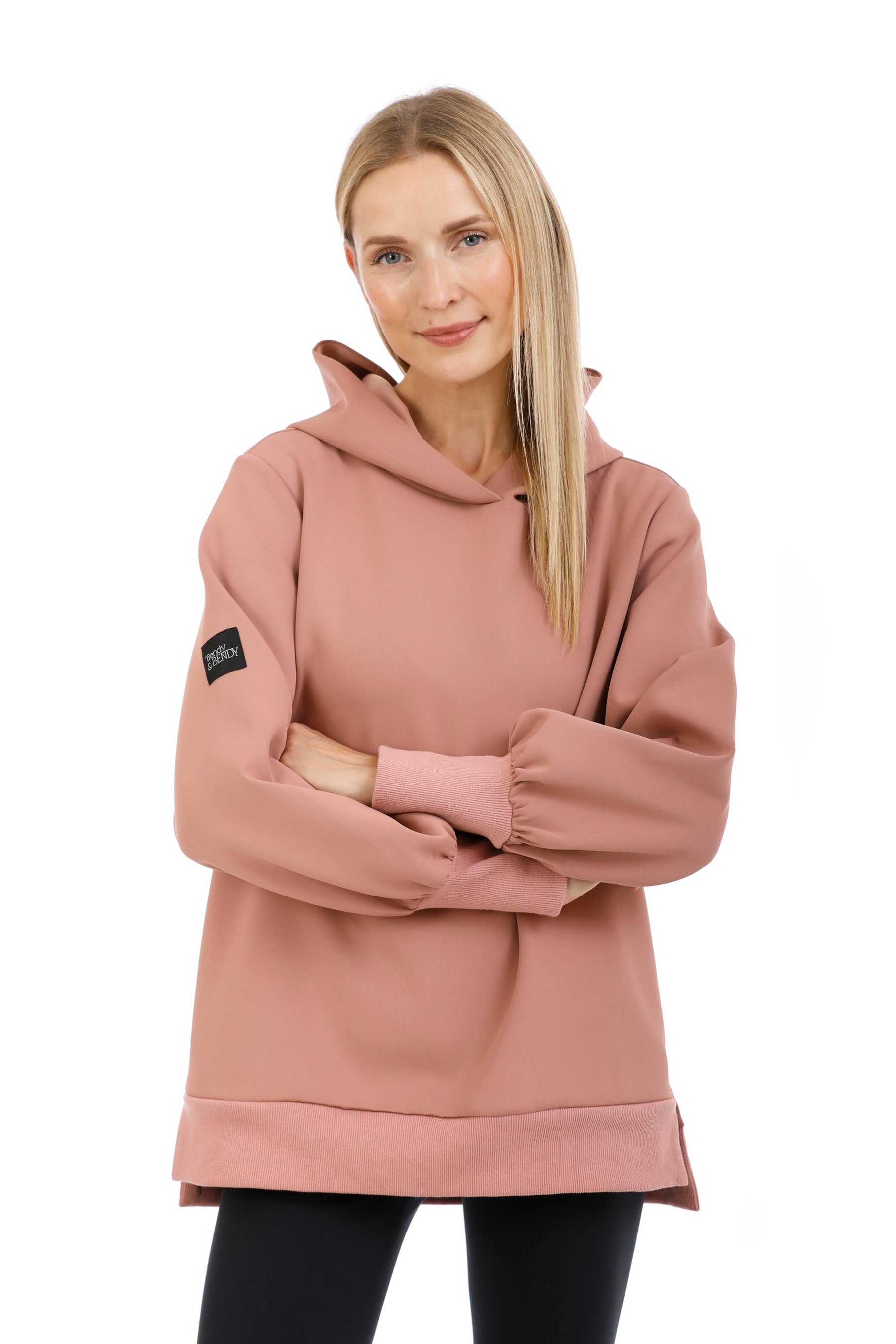 Purva Hoodie in Dusty Rose