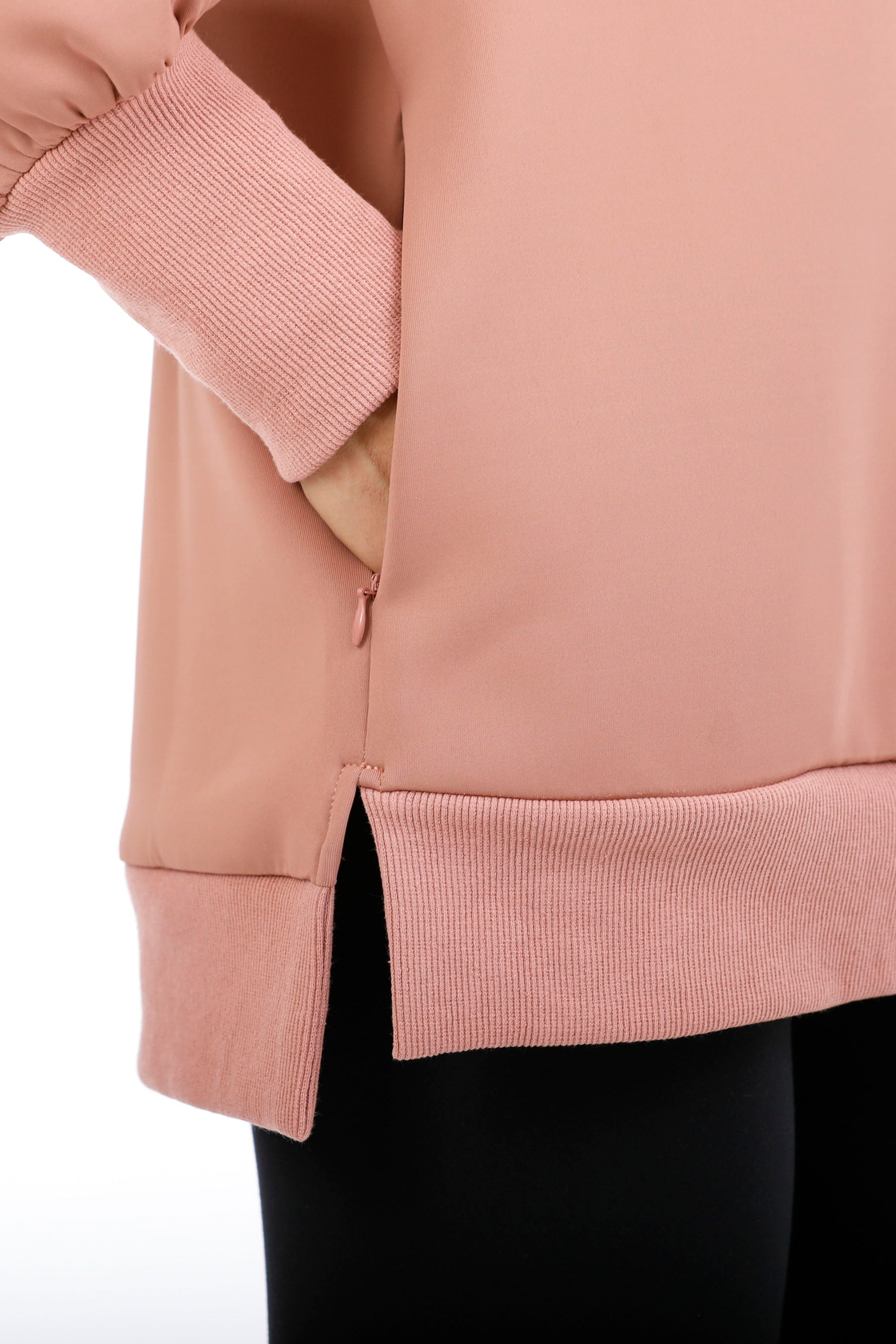 Purva Hoodie in Dusty Rose