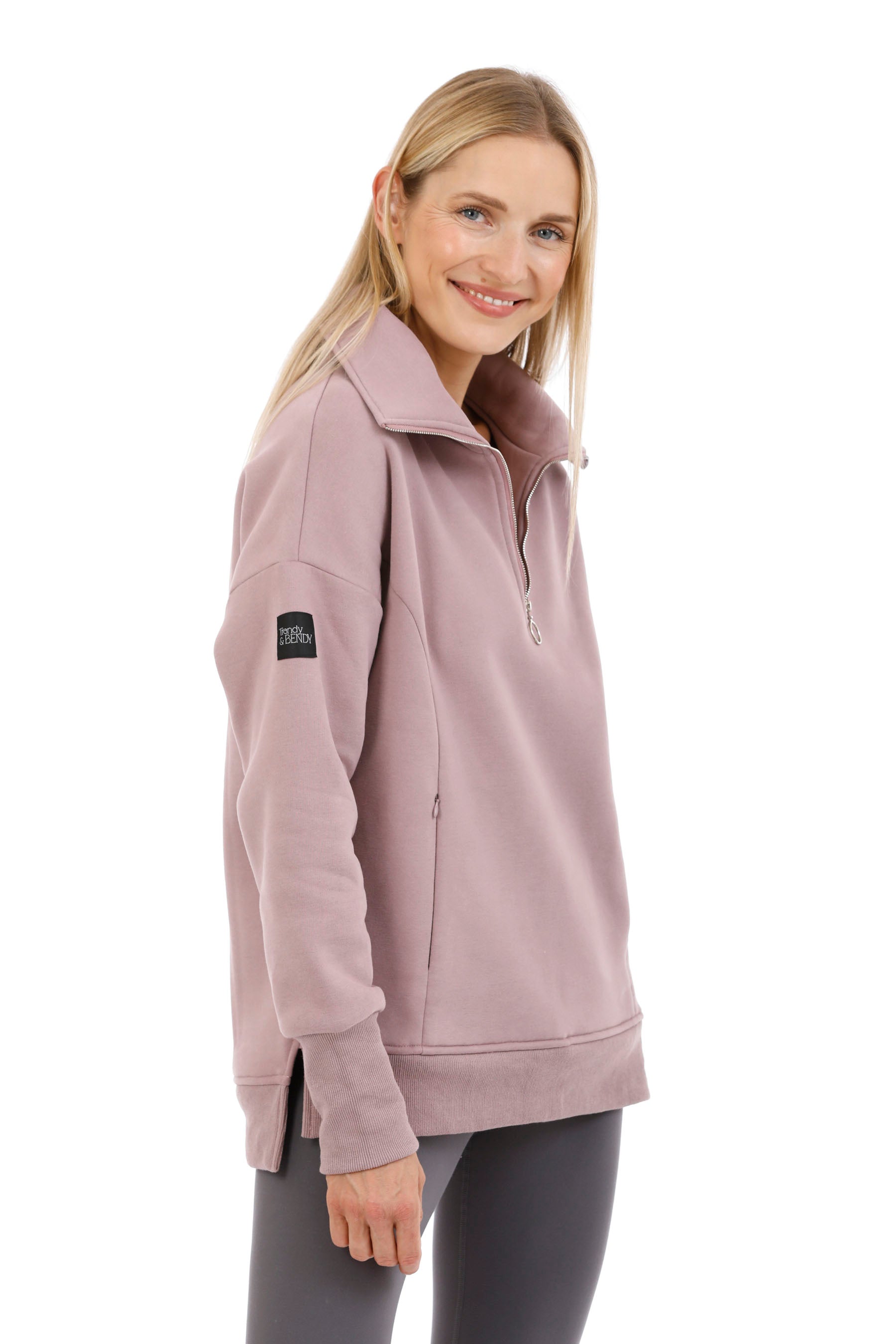 Paschimo (23) Half Zip Sweatshirt - Brassica