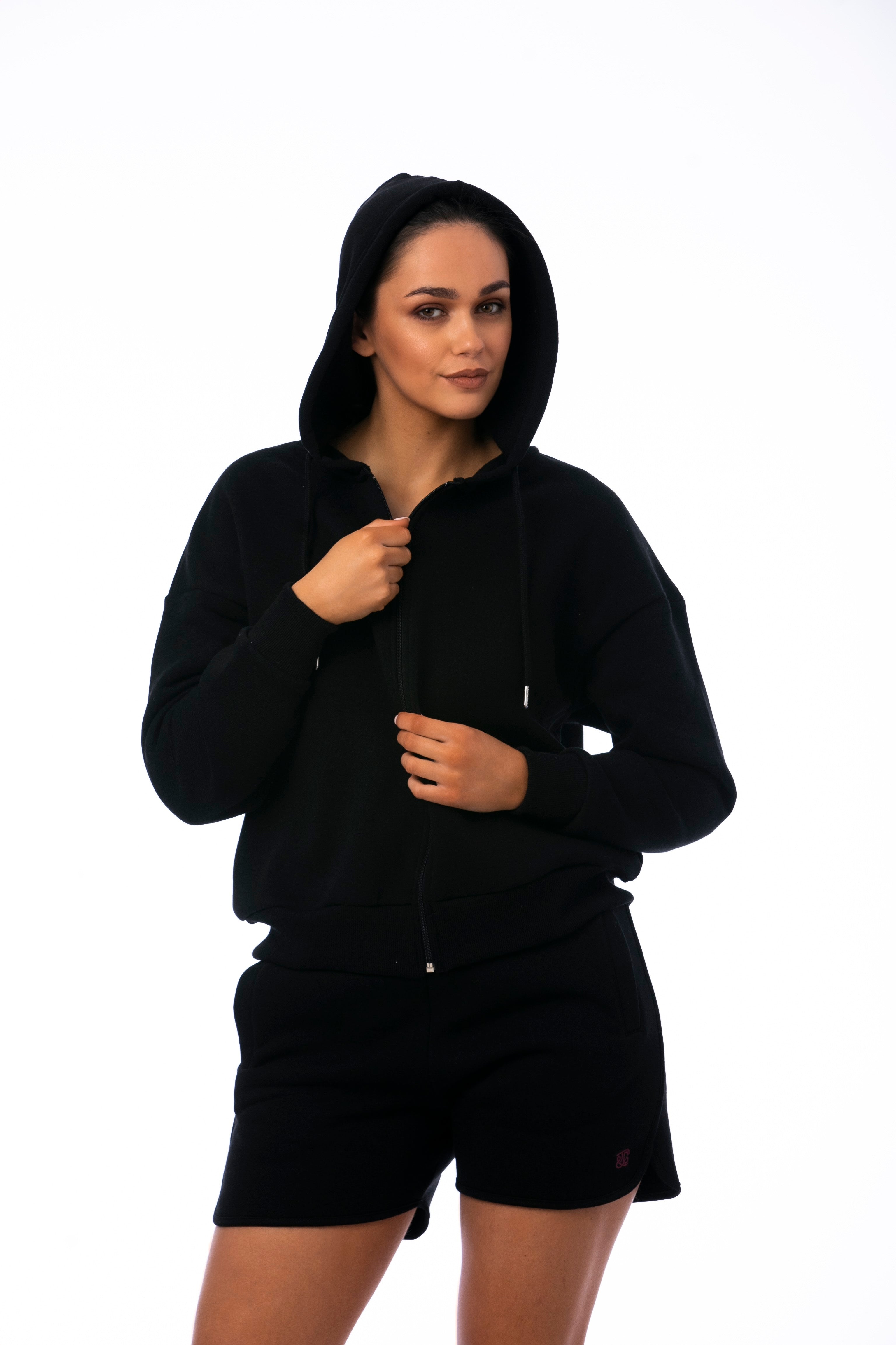 Gabriella Hoodie in Black