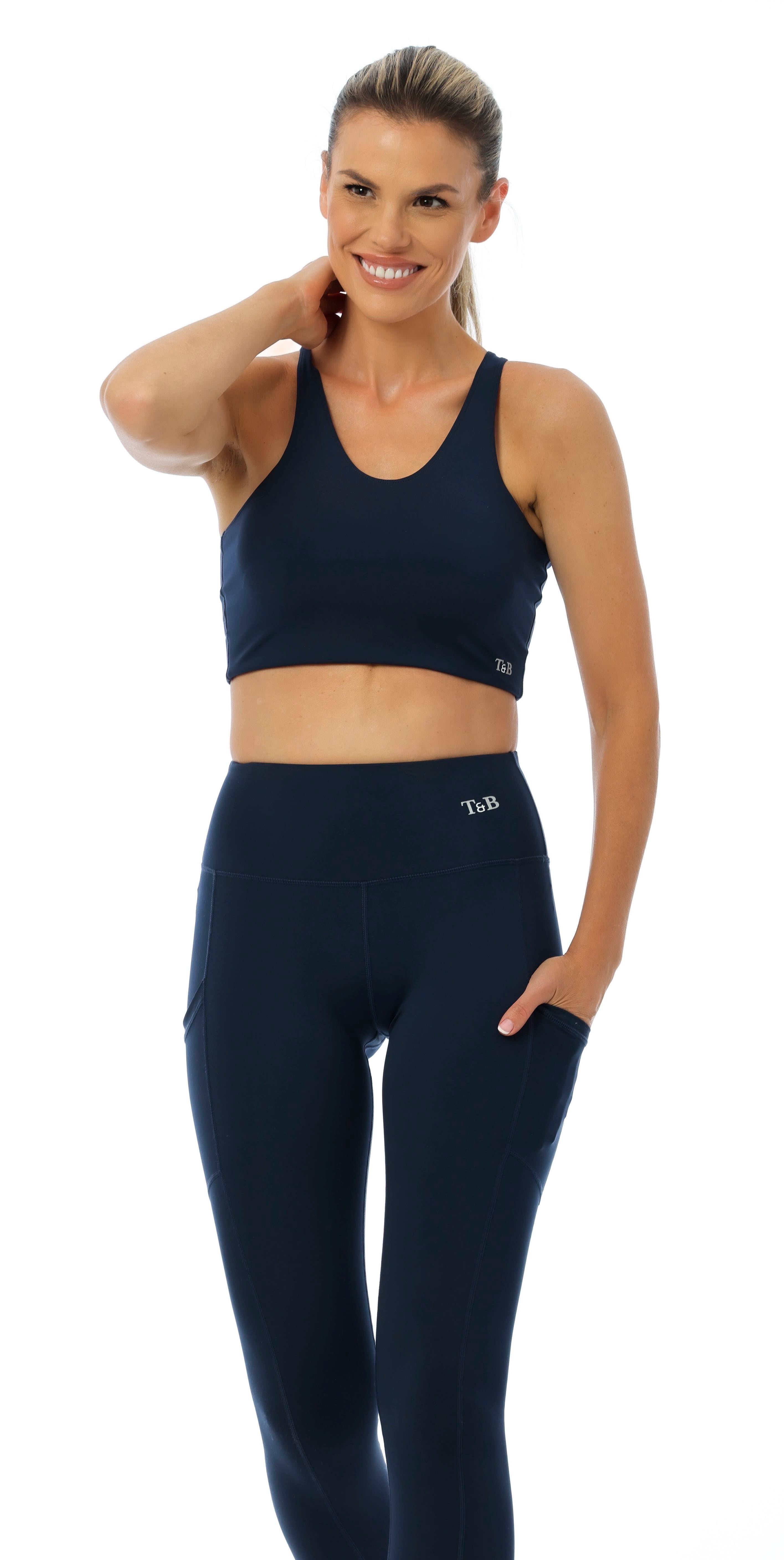 Chloe High-Waisted Pocket Legging - Midnight Navy