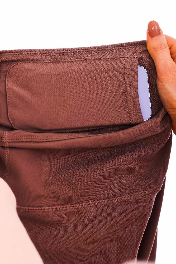 Ali High-Waisted Figure Enhancing Legging - Mocha