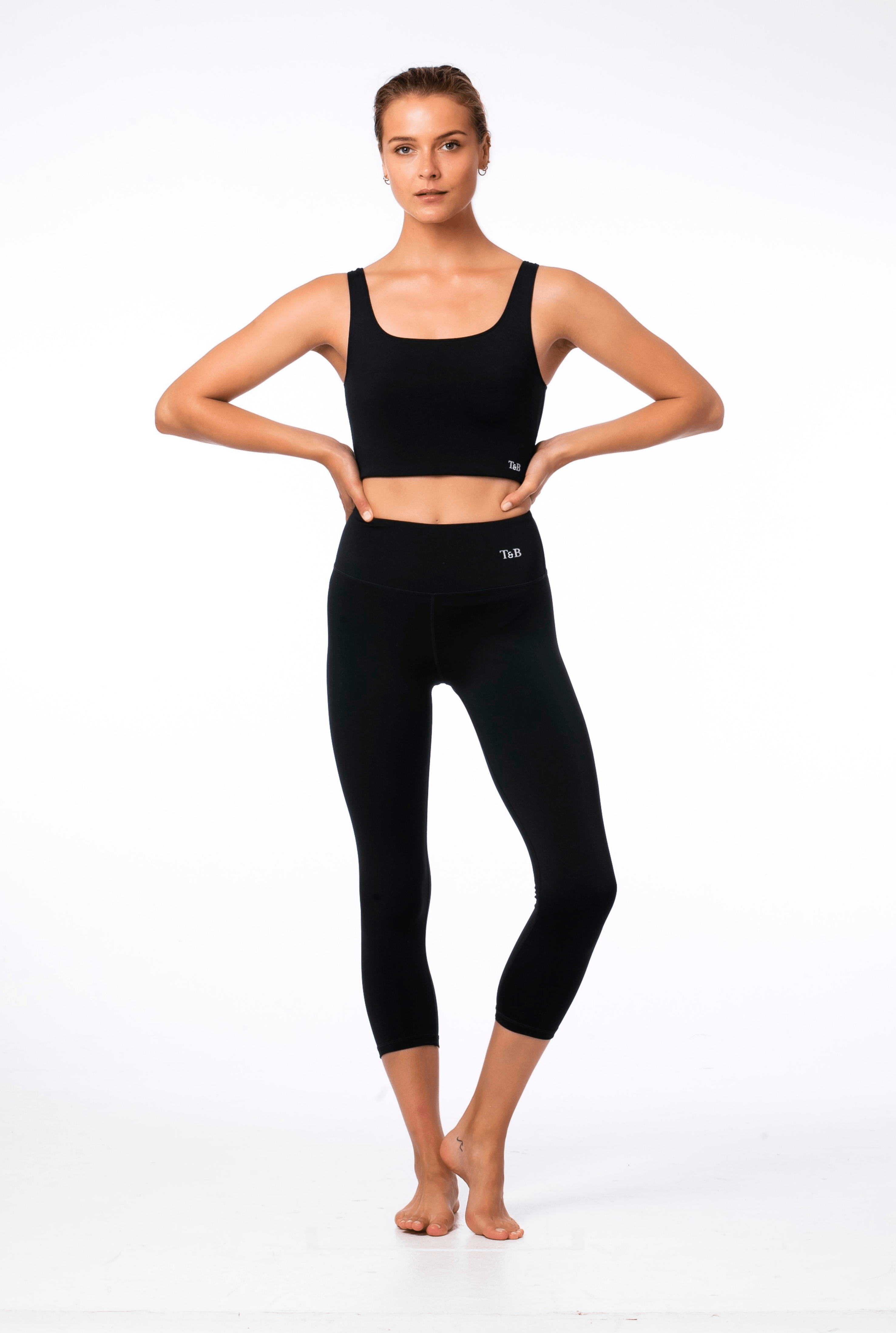 Kim 7/8 Legging in Black Legging Trendy & Bendy