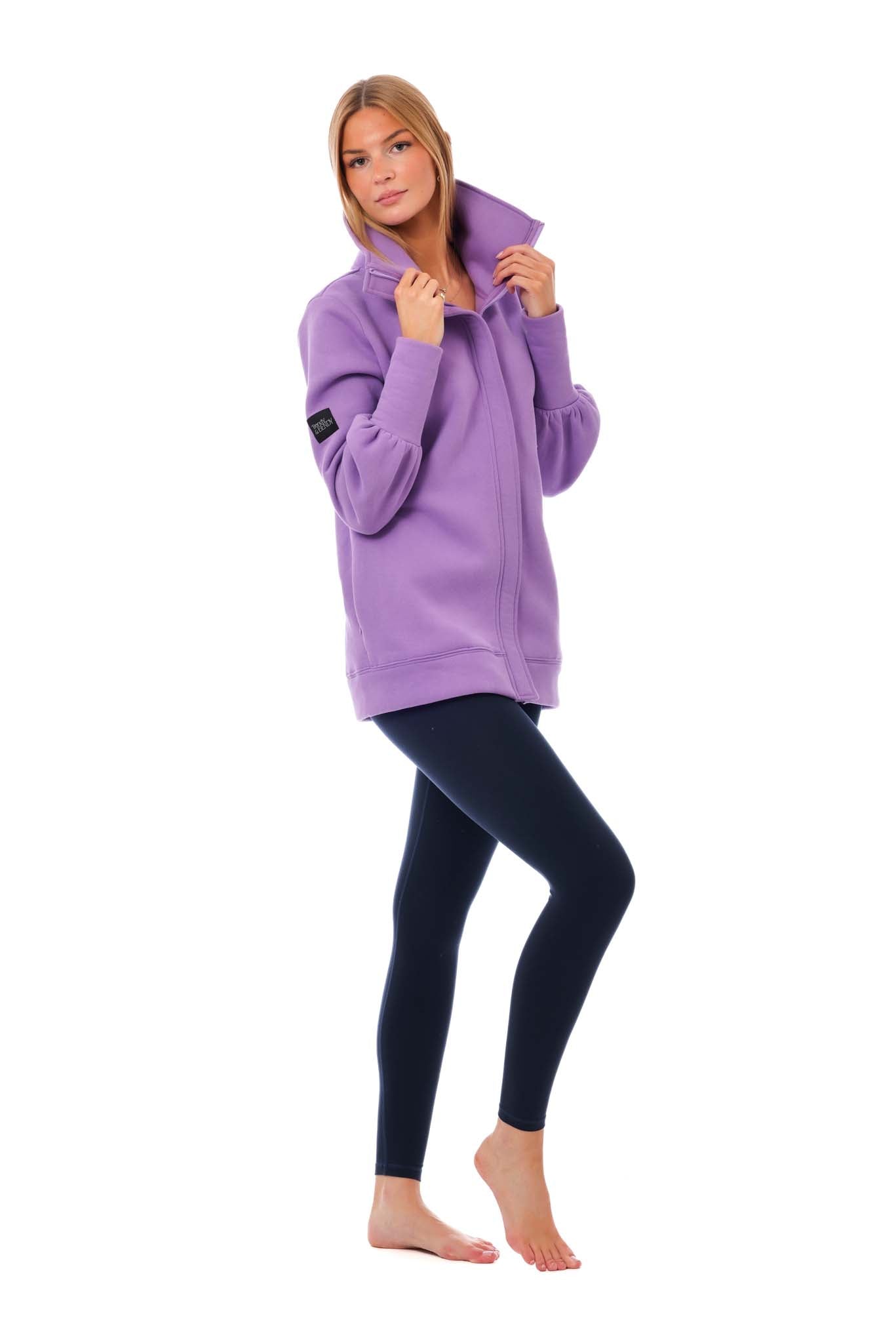 Paschimo Full Zip Sweatshirt - Orchid Purple