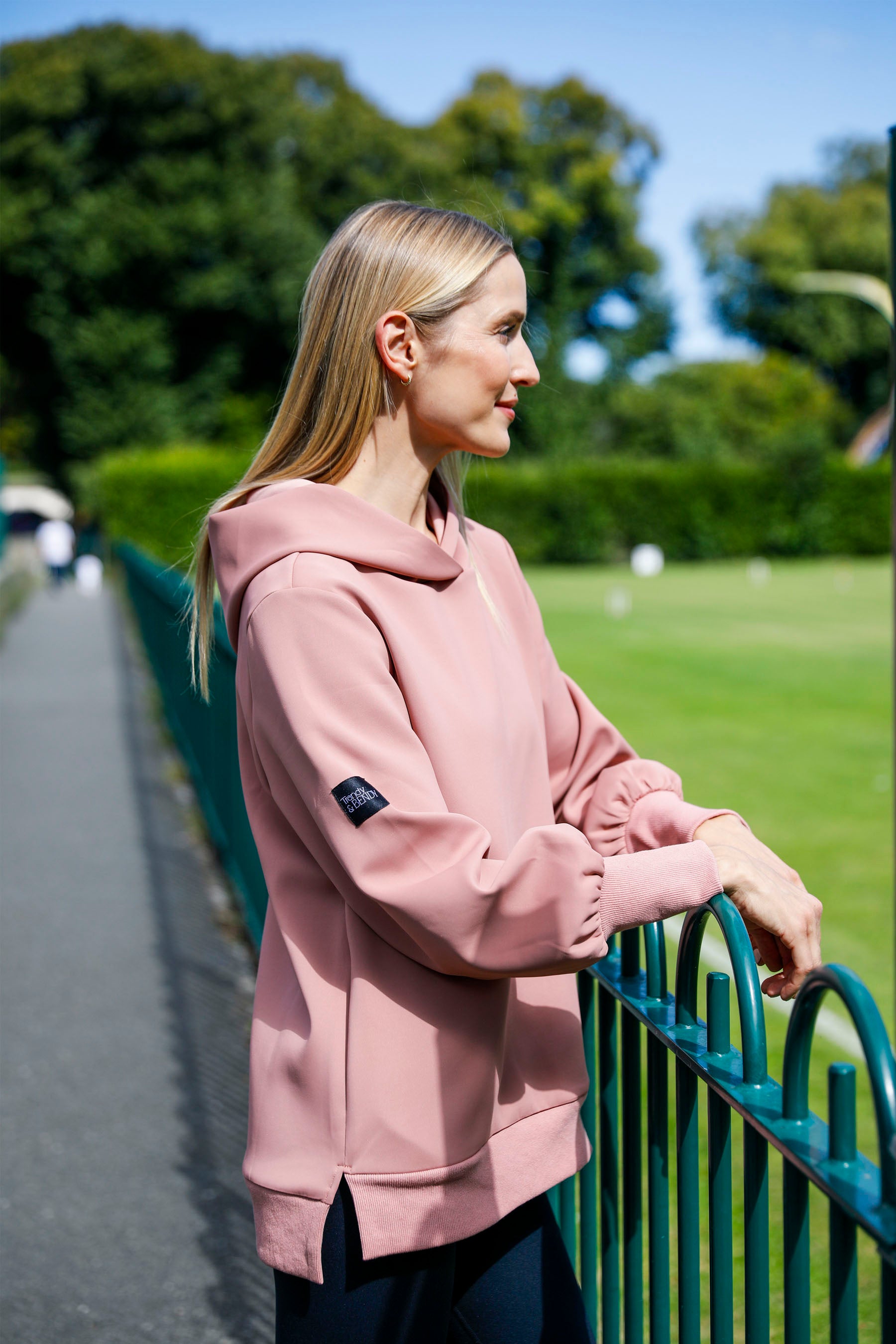 Purva Hoodie in Dusty Rose