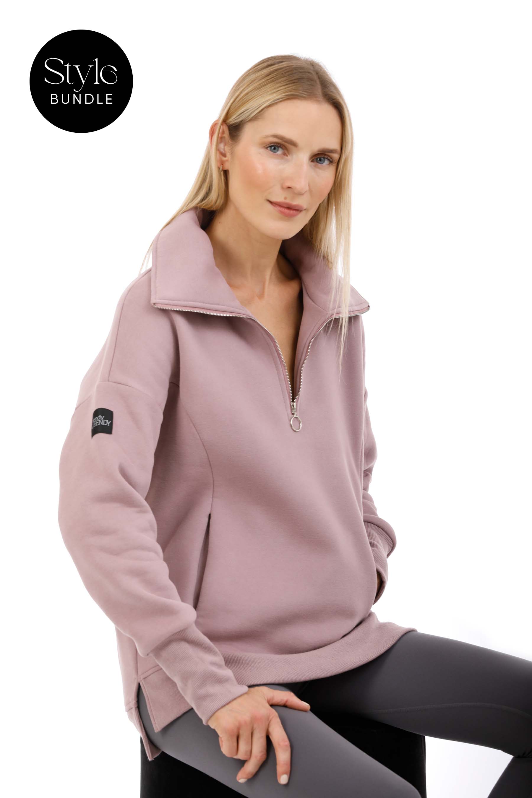 Paschimo Brassica Sweater & Ali Elderberry Legging Bundle